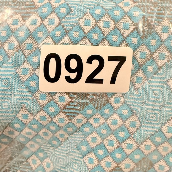 Vintage 60s 70s Checkaberry Mod Shift Dress Women’s Med Teal Blue Short Sleeve - Picture 7 of 7